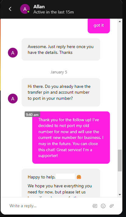 Helium Customer Service Experience