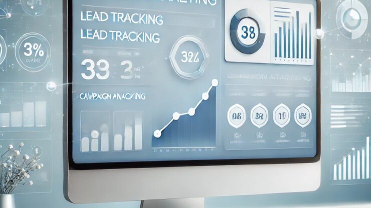 HighLevel CRM and marketing automation dashboard showing lead tracking, campaign analytics, and multi-channel communication features.
